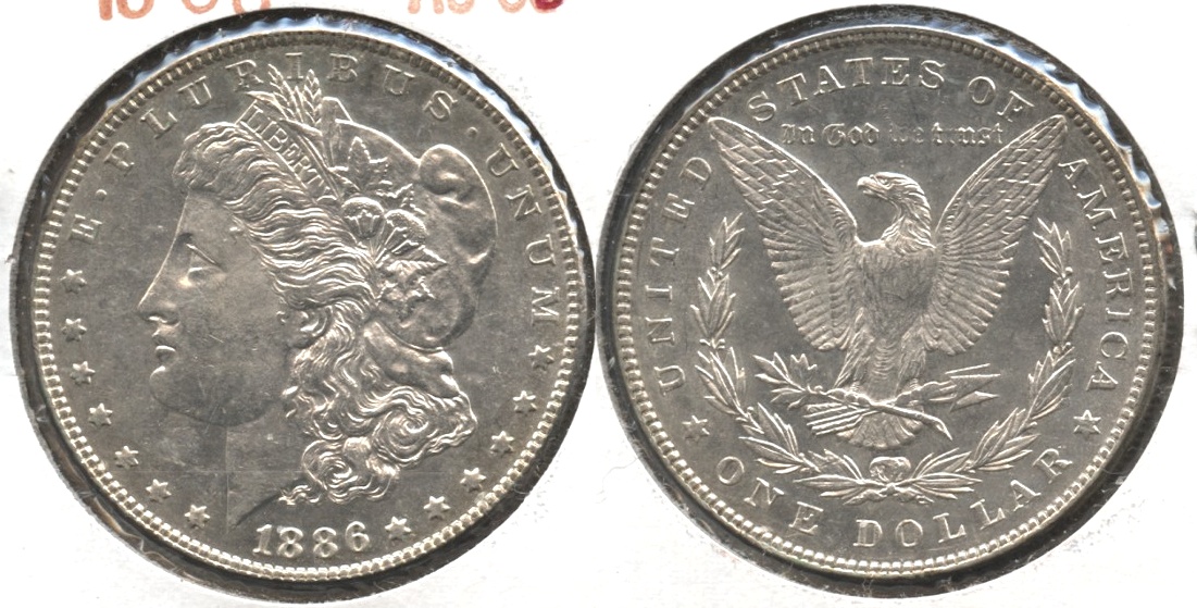 1886 Morgan Silver Dollar AU-58