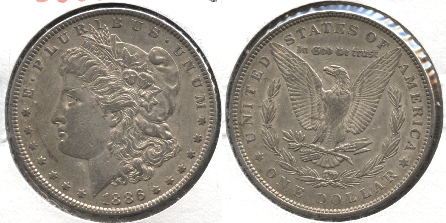 1886 Morgan Silver Dollar EF-40 #aa