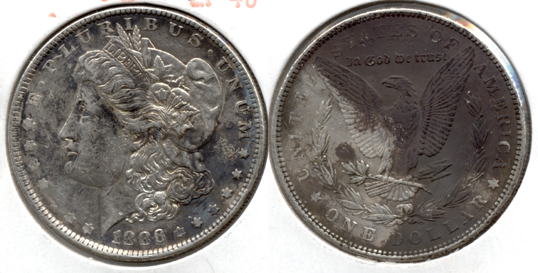 1886 Morgan Silver Dollar EF-40 #n Dark Matter