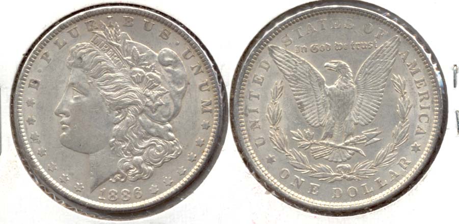 1886 Morgan Silver Dollar EF-45
