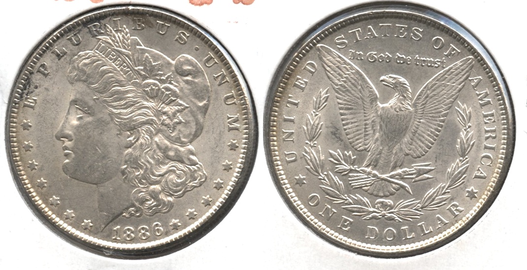 1886 Morgan Silver Dollar EF-45 #t