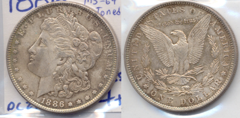 1886 Morgan Silver Dollar MS-64