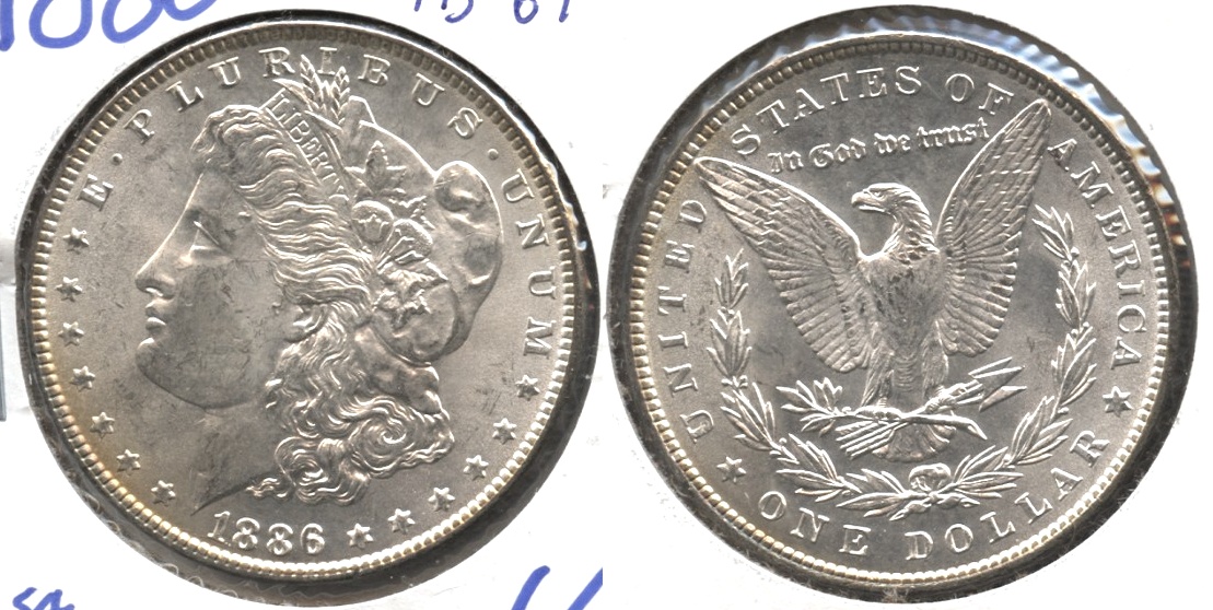 1886 Morgan Silver Dollar MS-64 #b