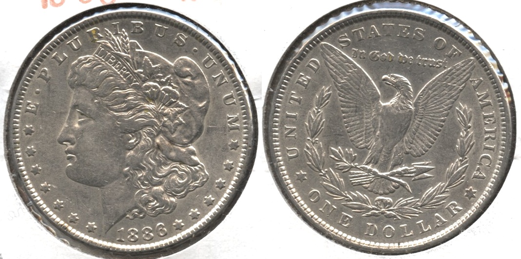 1886 Morgan Silver Dollar VF-30 #d