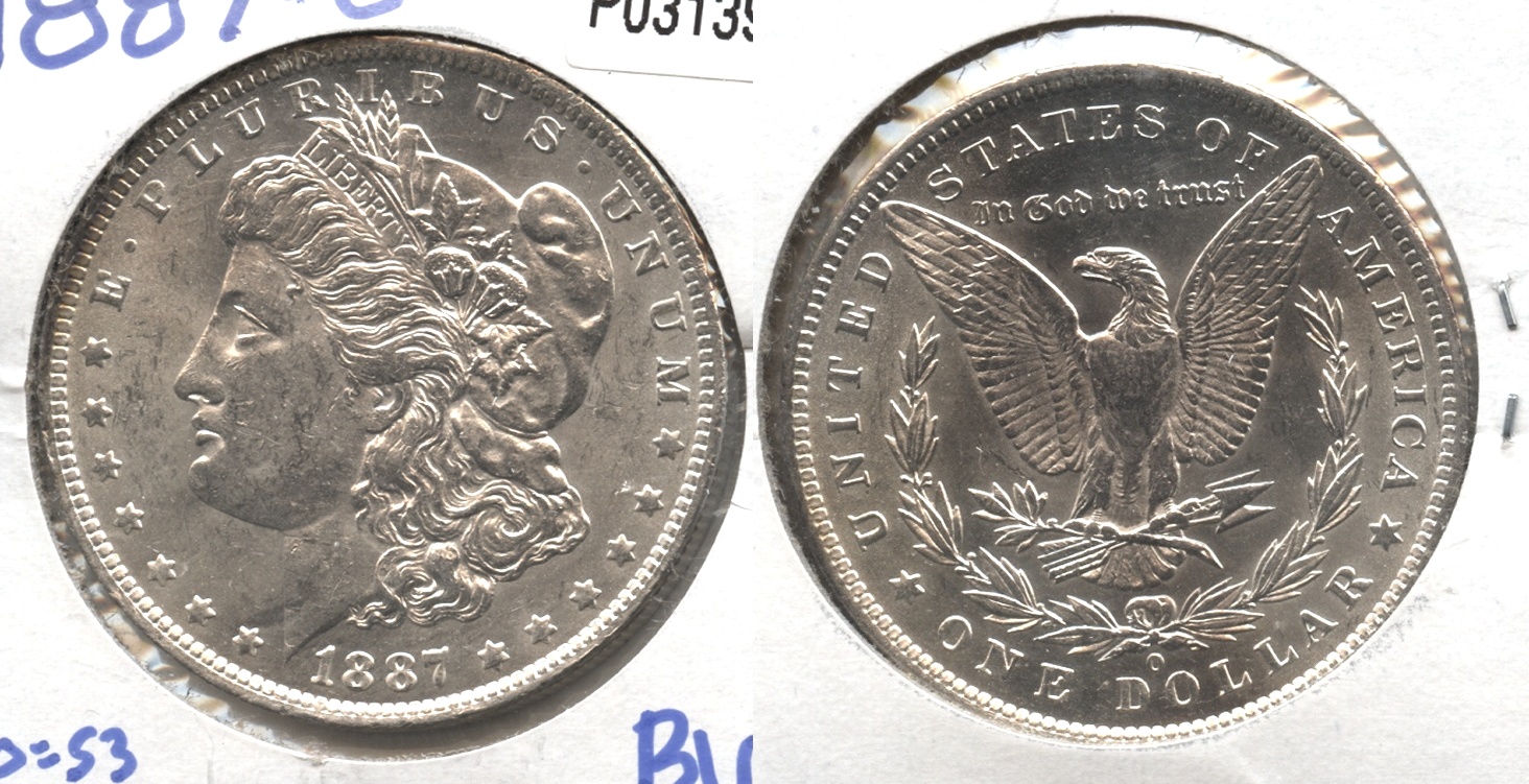 1887-O Morgan Silver Dollar MS-60 #c