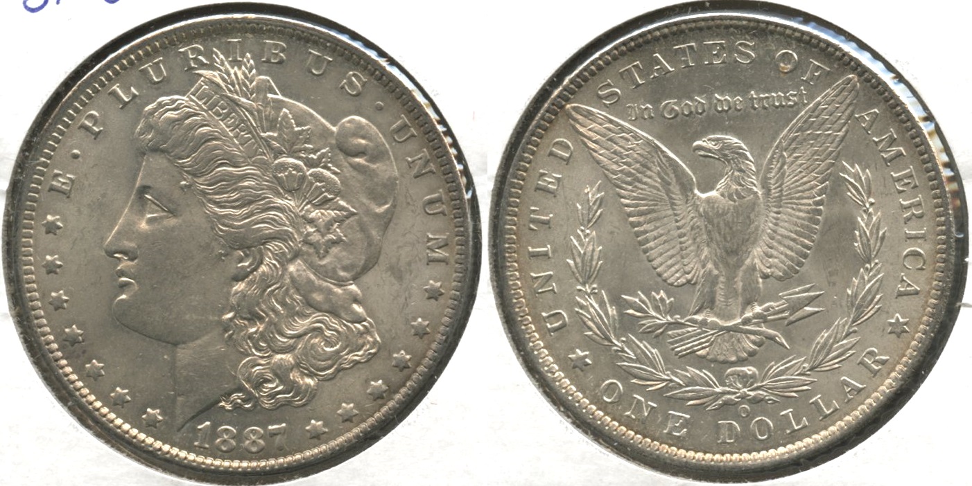 1887-O Morgan Silver Dollar MS-60 #d