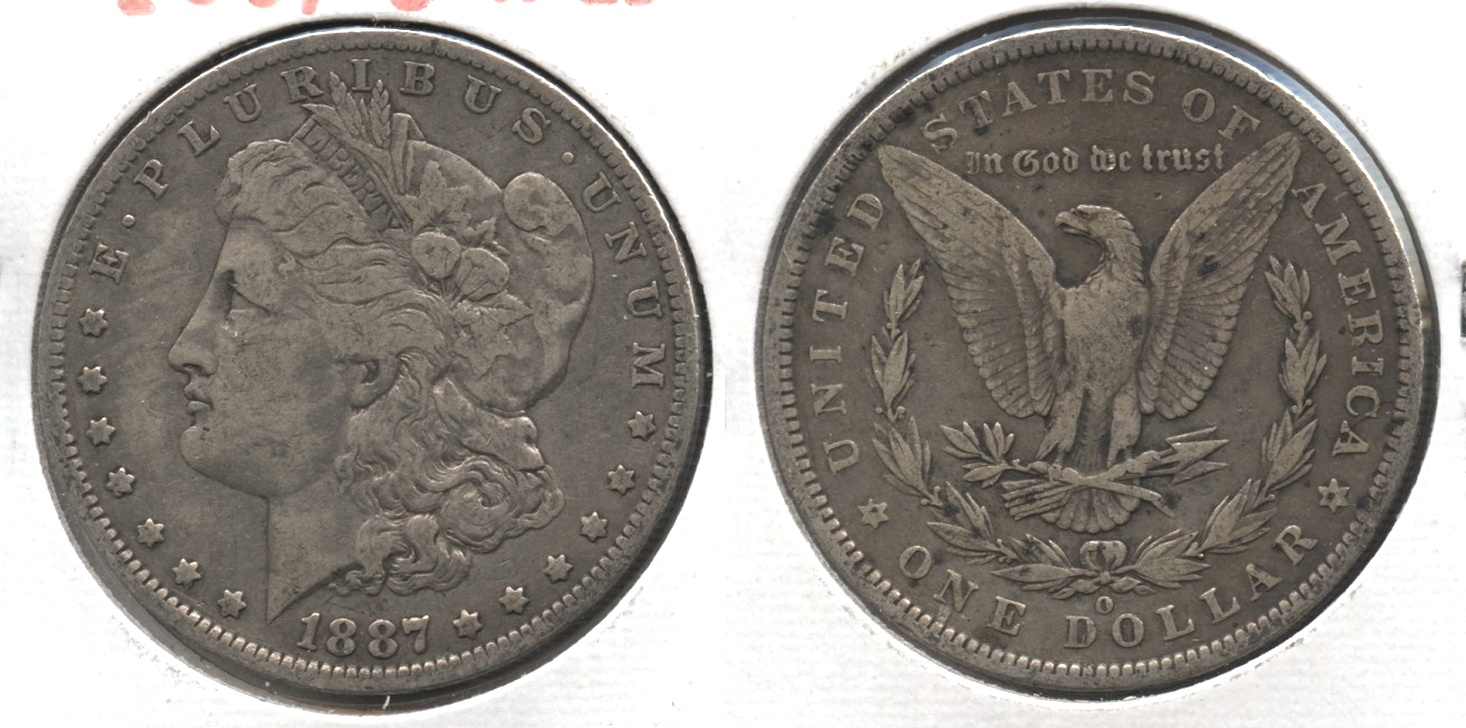 1887-O Morgan Silver Dollar VF-20 #g