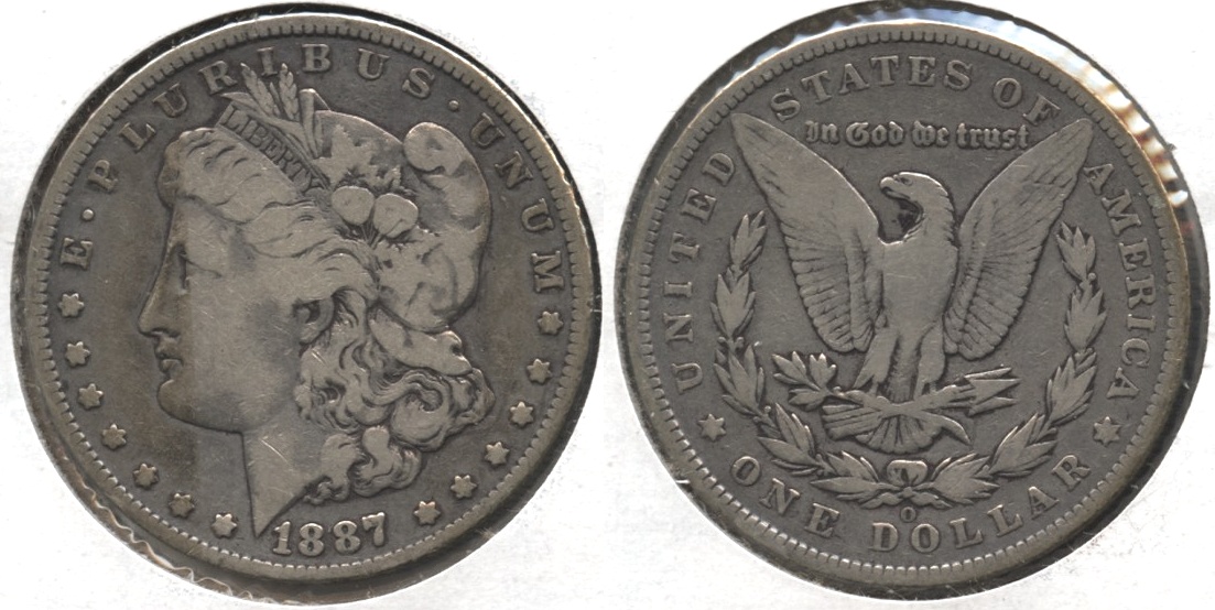 1887-O Morgan Silver Dollar VG-8