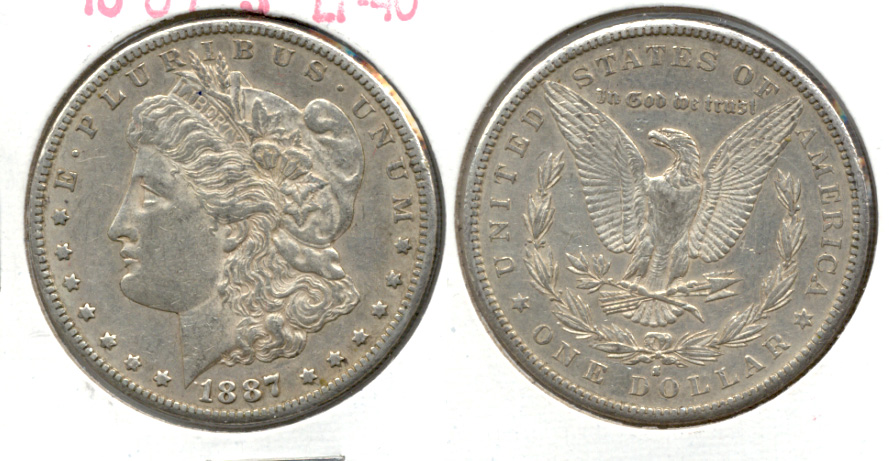 1887-S Morgan Silver Dollar EF-40