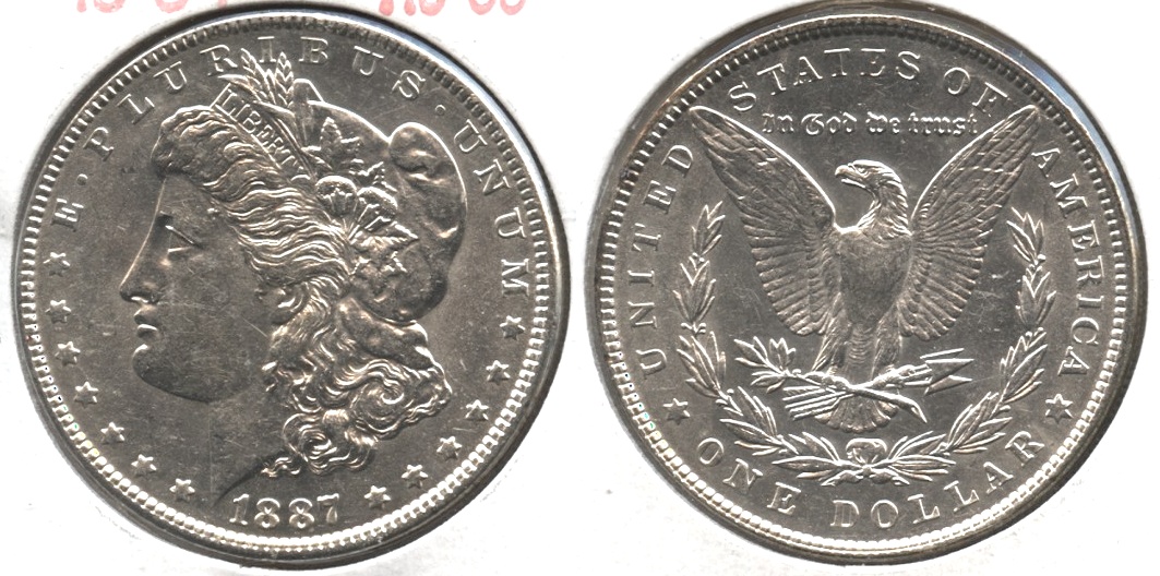 1887 Morgan Silver Dollar AU-55 #j