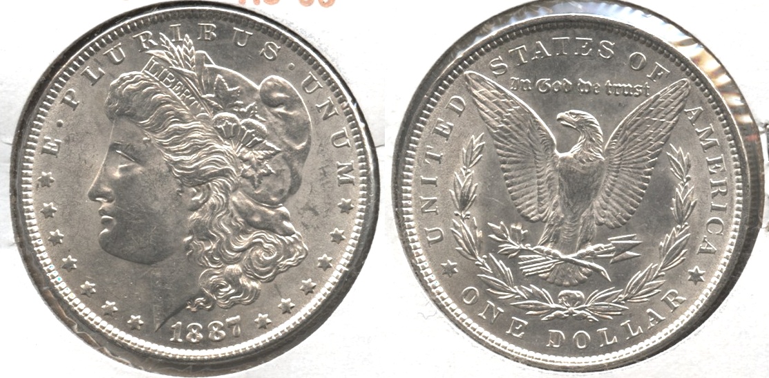 1887 Morgan Silver Dollar AU-55 #n