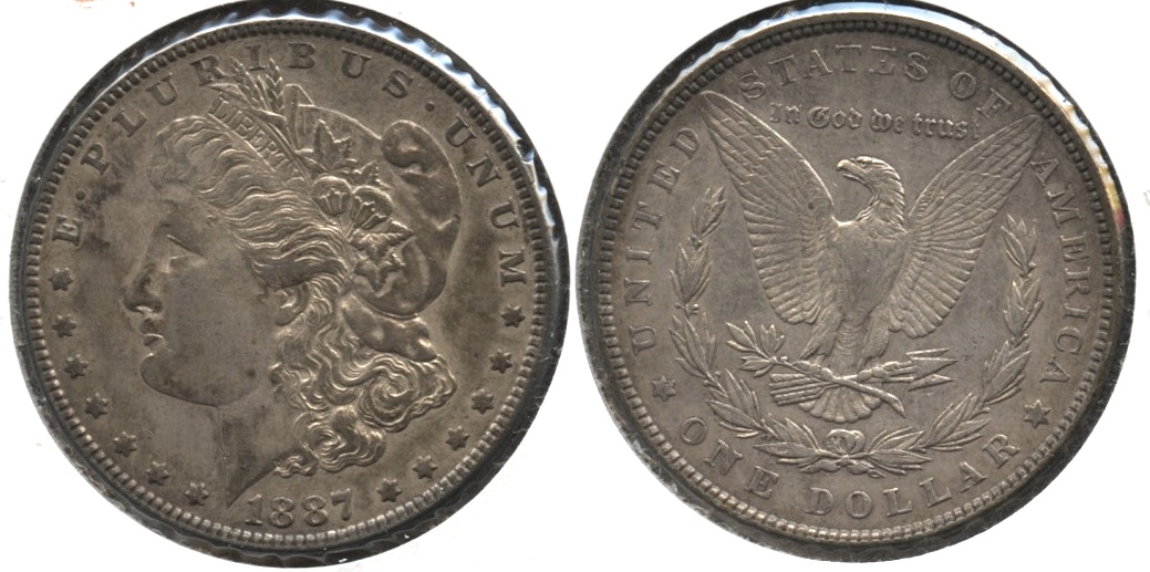 1887 Morgan Silver Dollar EF-40 m