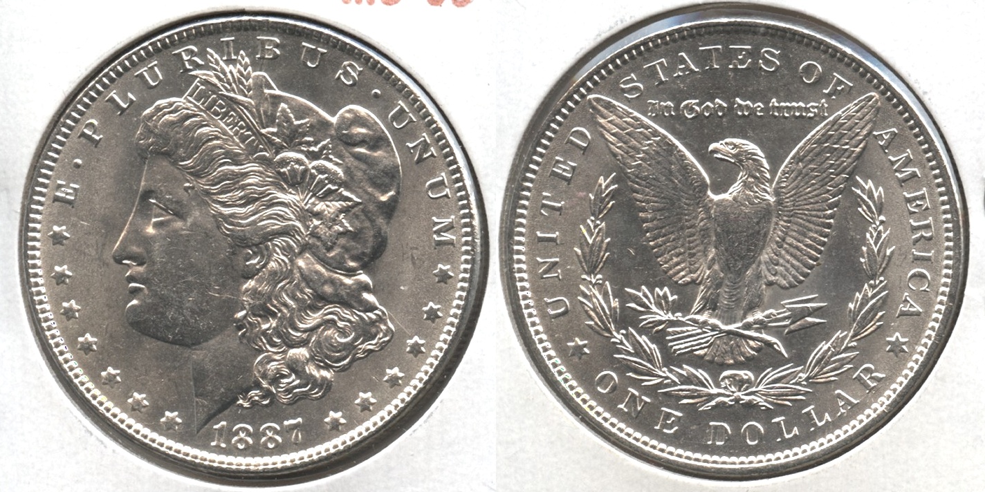 1887 Morgan Silver Dollar MS-63 #i