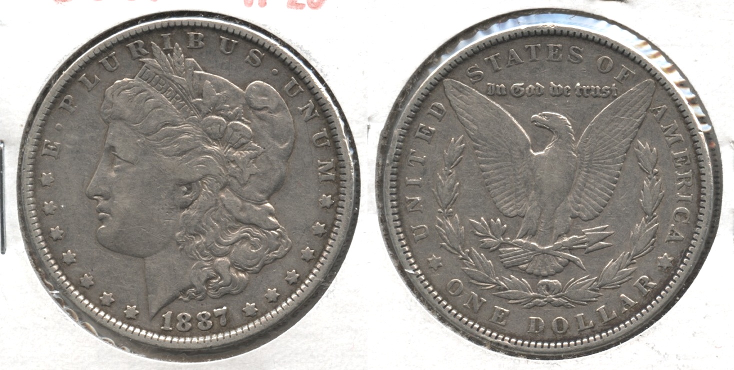 1887 Morgan Silver Dollar VF-20 #i