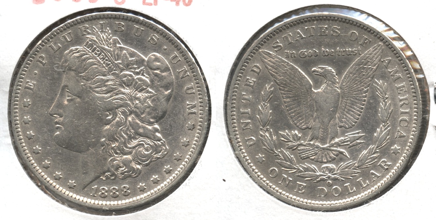 1888-O Morgan Silver Dollar EF-40
