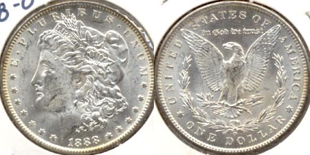 1888-O Morgan Silver Dollar MS-60