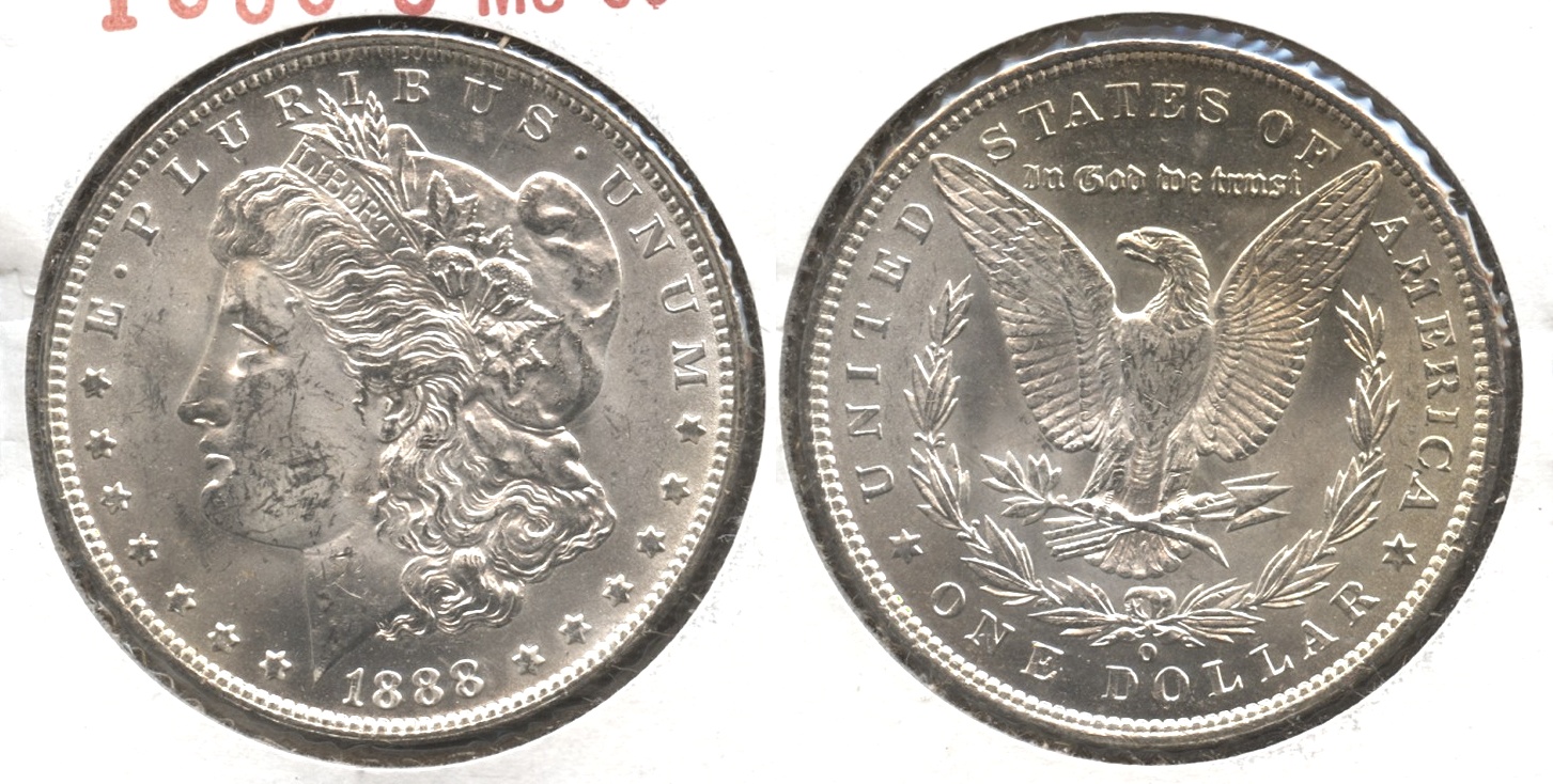 1888-O Morgan Silver Dollar MS-60 #c