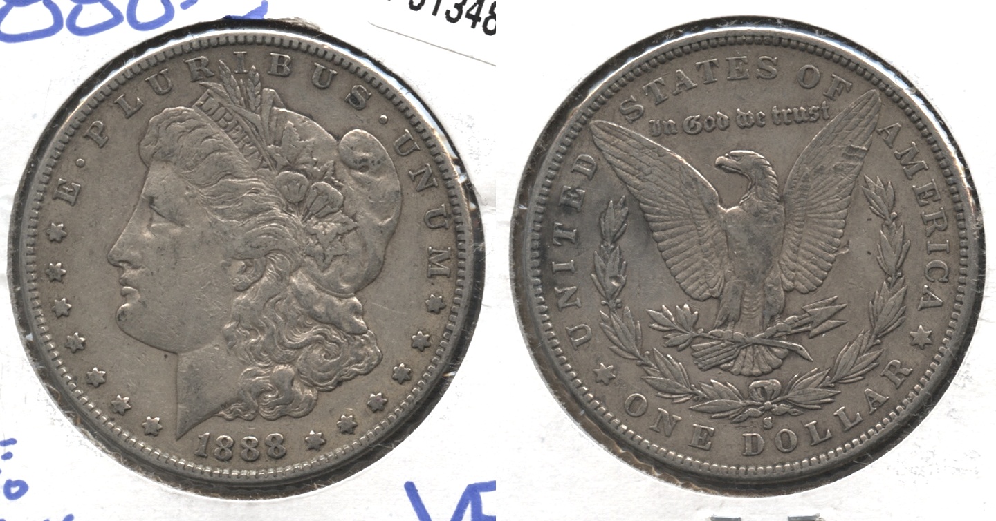 1888-S Morgan Silver Dollar VF-20