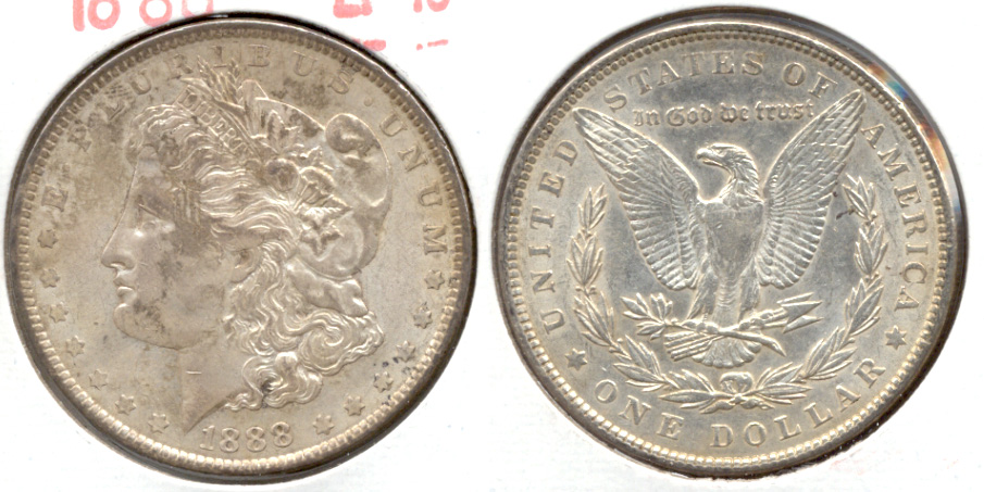 1888 Morgan Silver Dollar EF-40 d