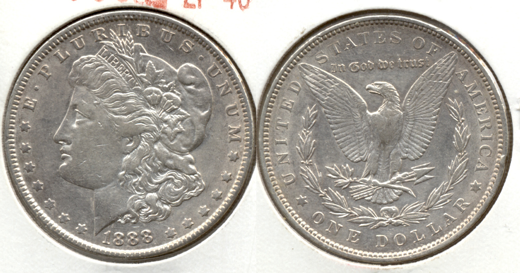 1888 Morgan Silver Dollar EF-40 n
