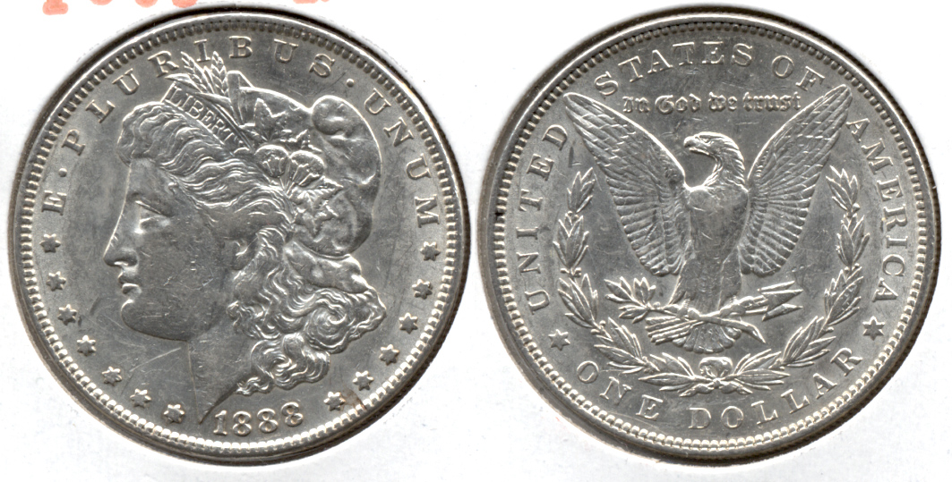 1888 Morgan Silver Dollar EF-40 q