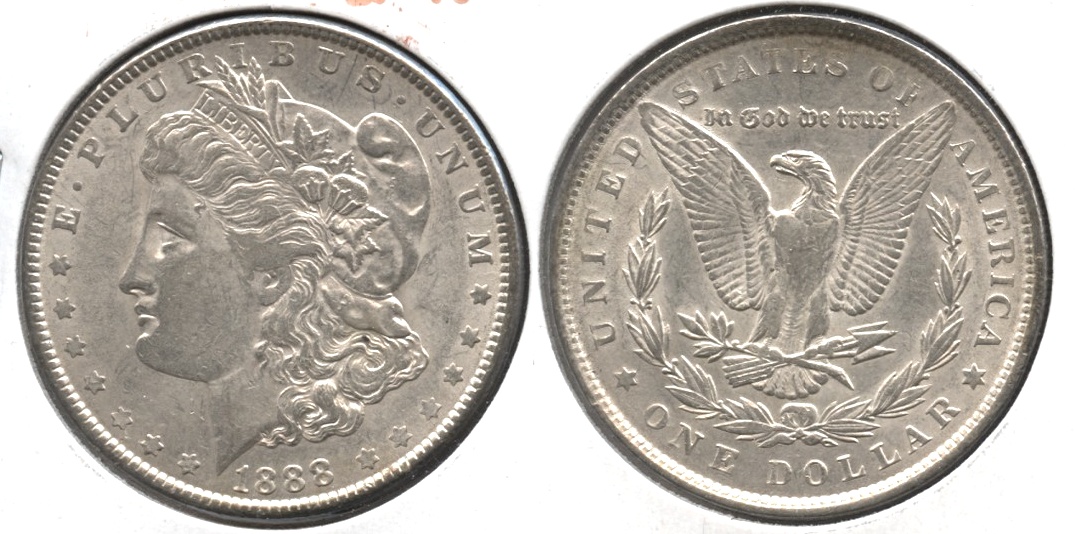 1888 Morgan Silver Dollar EF-40 #u