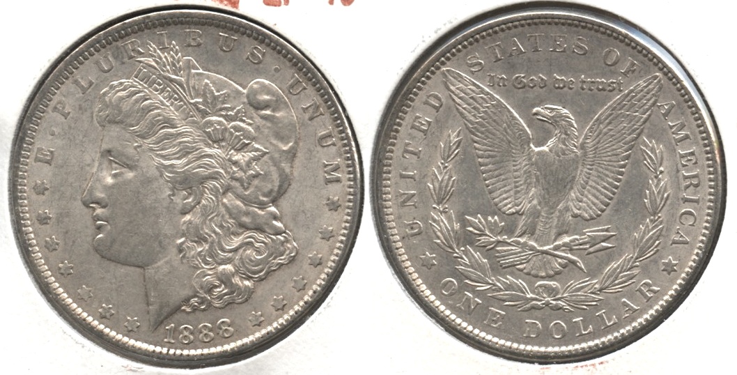 1888 Morgan Silver Dollar EF-40 #v