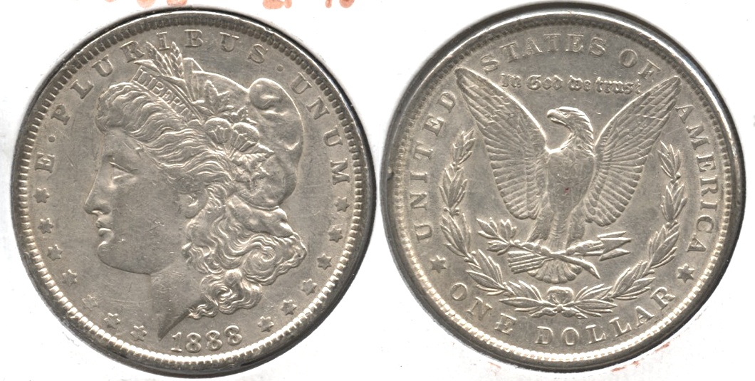 1888 Morgan Silver Dollar EF-40 #w