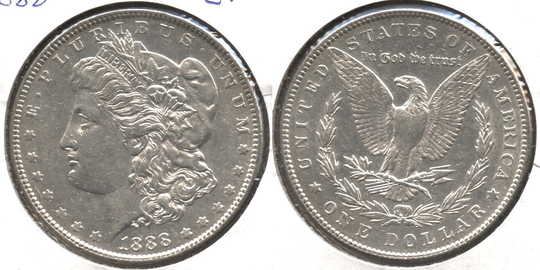 1888 Morgan Silver Dollar EF-40 #x