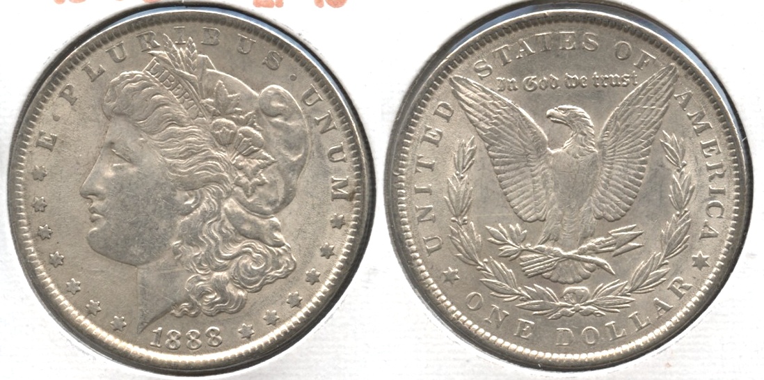 1888 Morgan Silver Dollar EF-40 #y