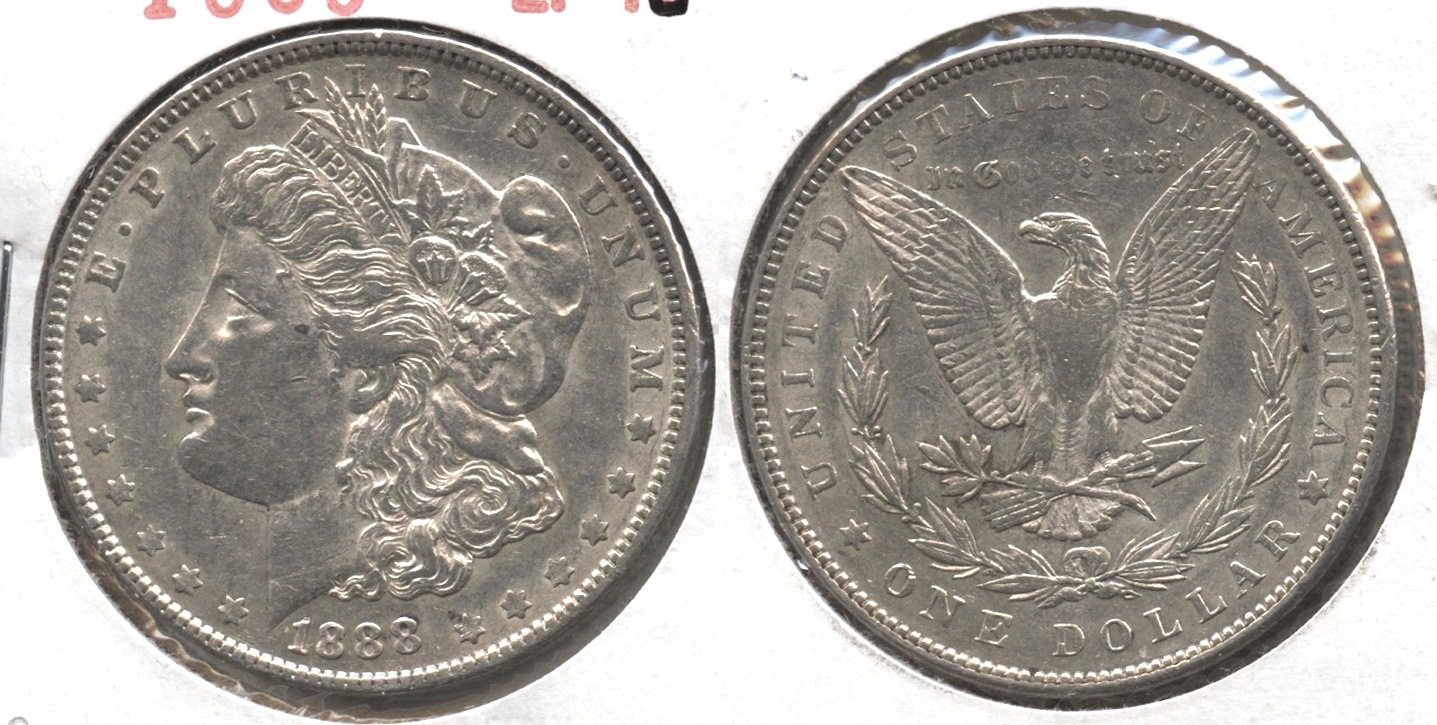 1888 Morgan Silver Dollar EF-45 #c