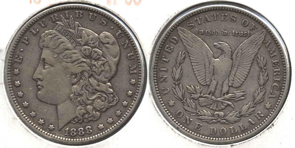 1888 Morgan Silver Dollar VF-30 b