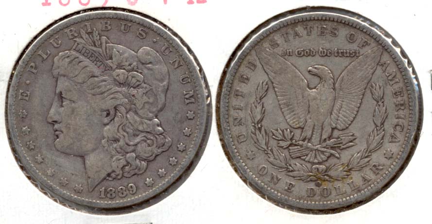 1889-O Morgan Silver Dollar Fine-12 b