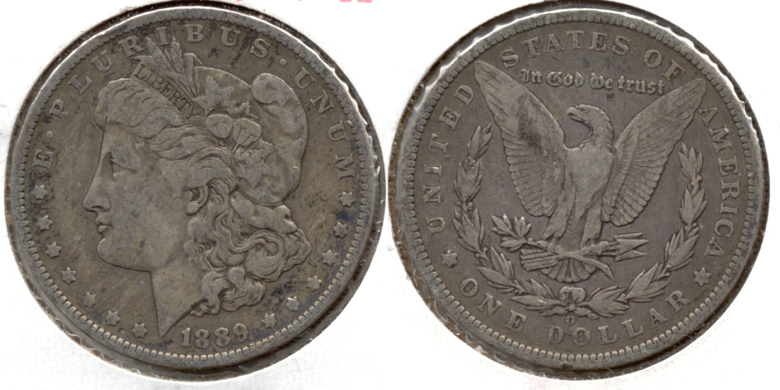 1889-O Morgan Silver Dollar Fine-12 d