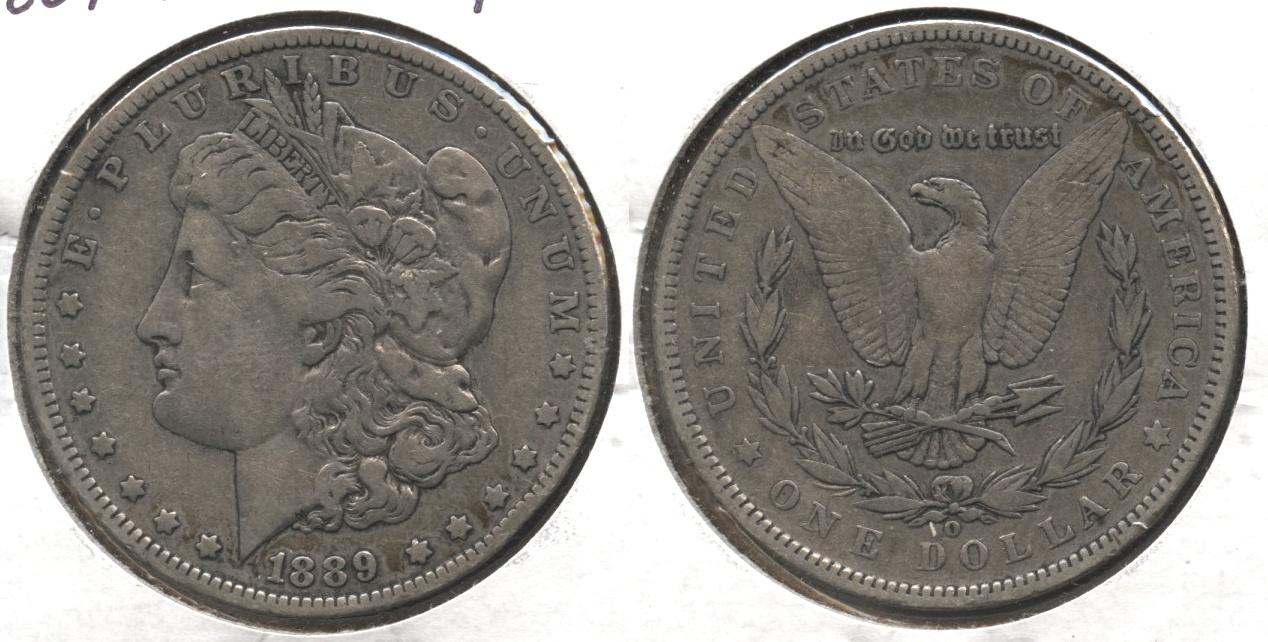 1889-O Morgan Silver Dollar Fine-12 #j