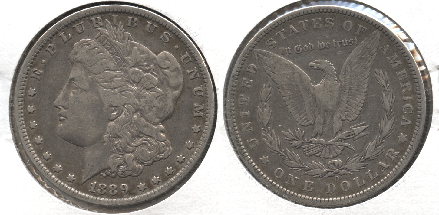 1889-O Morgan Silver Dollar Fine-12 #k