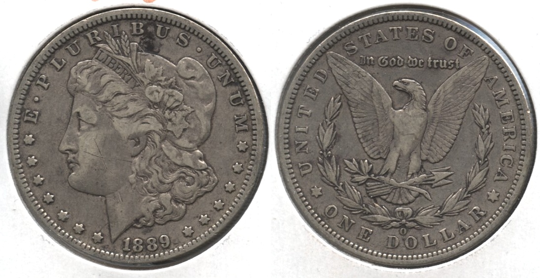 1889-O Morgan Silver Dollar VF-20 #e