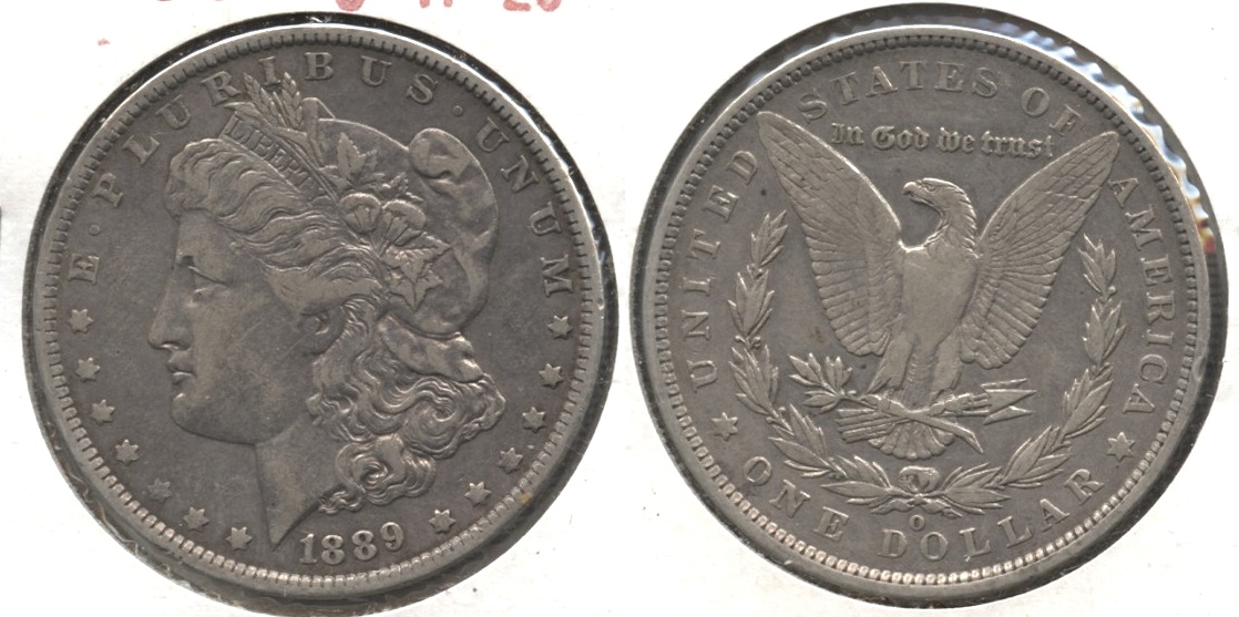 1889-O Morgan Silver Dollar VF-20 #j