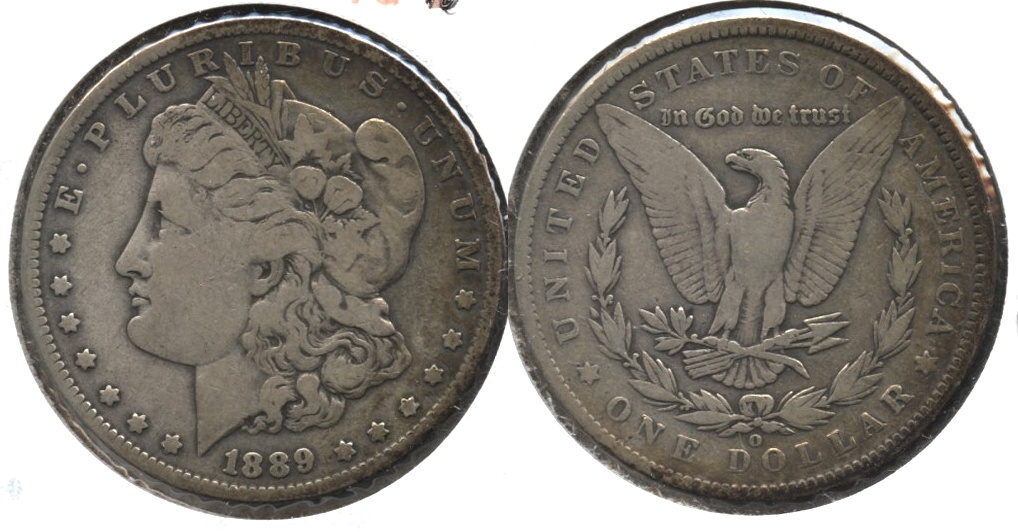 1889-O Morgan Silver Dollar VG-10