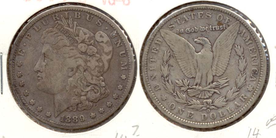 1889-O Morgan Silver Dollar VG-8