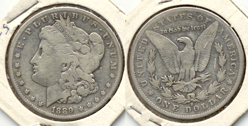 1889-S Morgan Silver Dollar VG-8