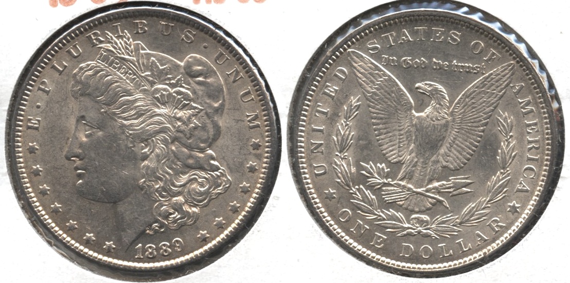 1889 Morgan Silver Dollar AU-50 #aq