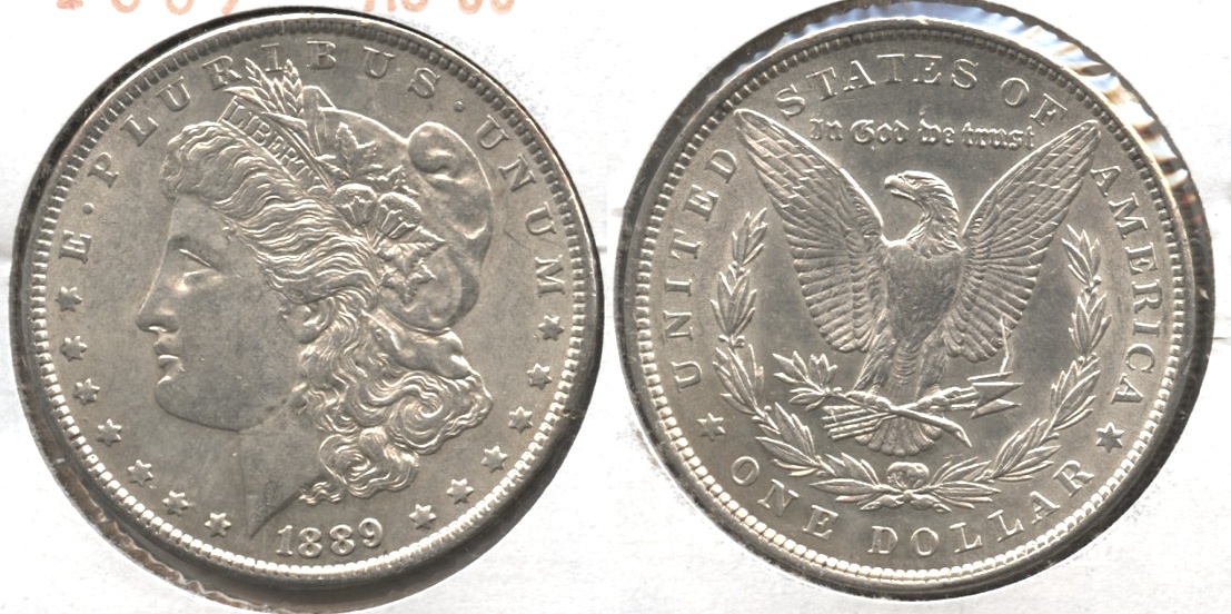 1889 Morgan Silver Dollar AU-50 #au