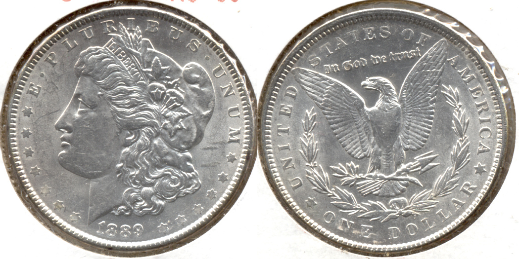 1889 Morgan Silver Dollar AU-50 q