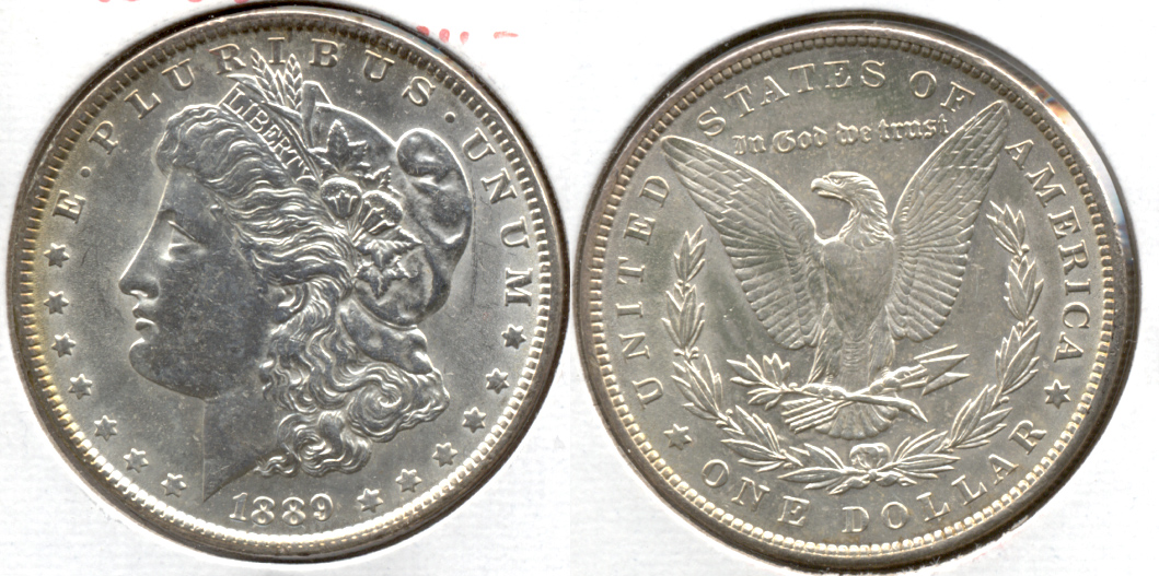 1889 Morgan Silver Dollar AU-50 z