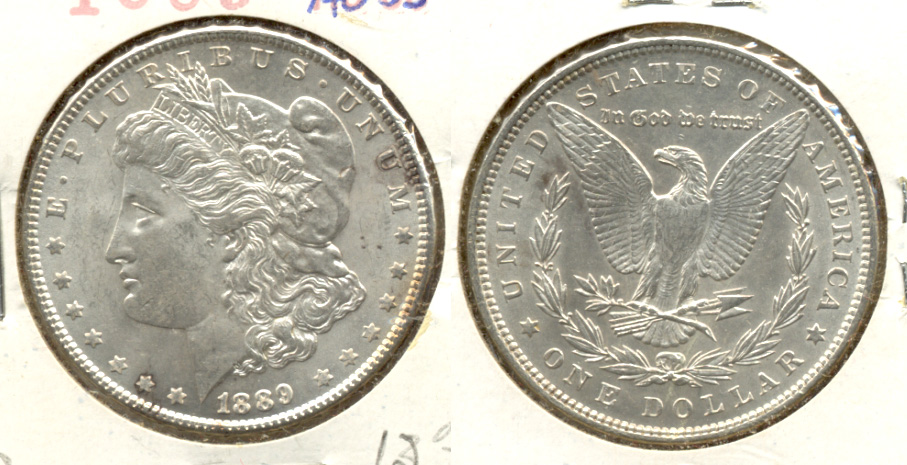 1889 Morgan Silver Dollar AU-55 e