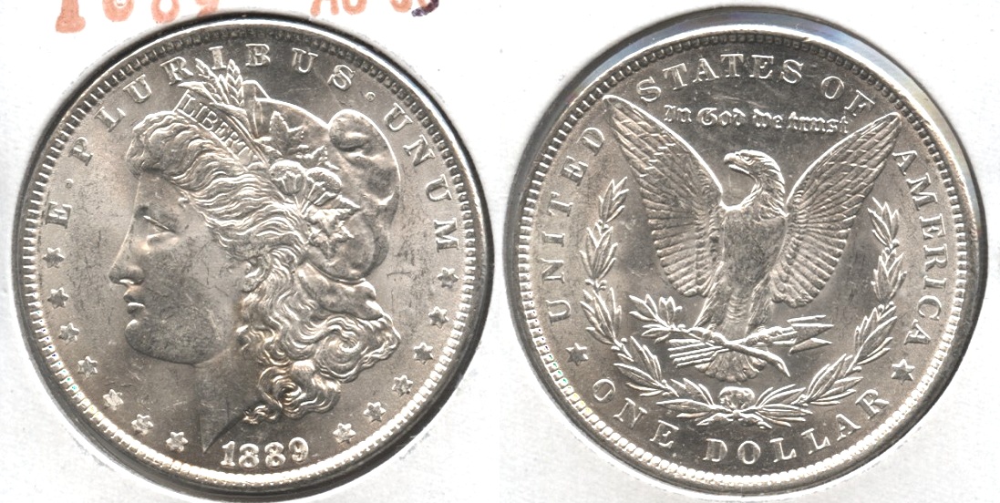 1889 Morgan Silver Dollar AU-55 #o