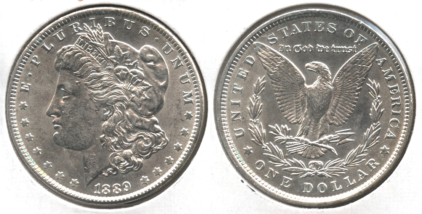 1889 Morgan Silver Dollar AU-58
