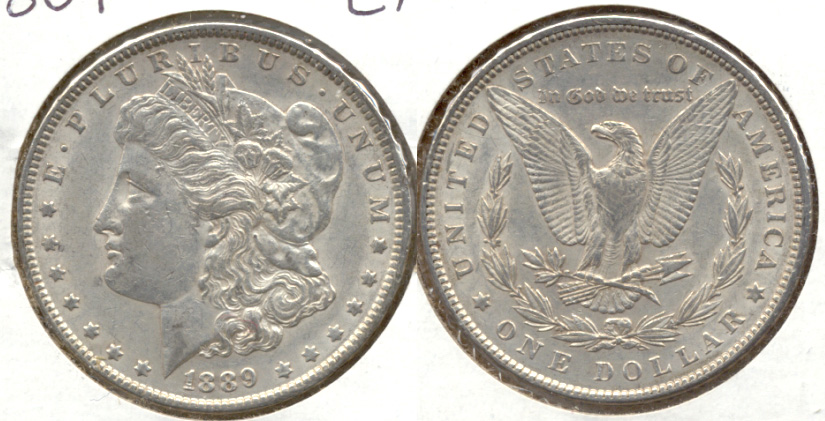 1889 Morgan Silver Dollar EF-40