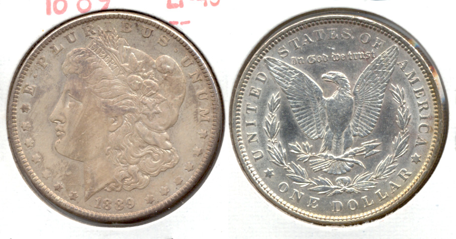 1889 Morgan Silver Dollar EF-40 aa